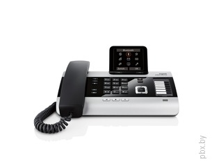 Изображение товара «Гибридный телефон с поддержкой VoIP, ISDN и фиксированных линий связи Gigaset DX800A all in one» №1