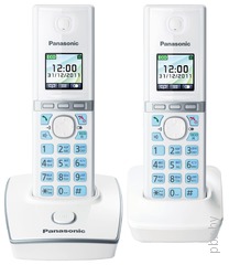 Изображение товара «Беспроводной DECT телефон Panasonic KX-TG8052 RUW» №1