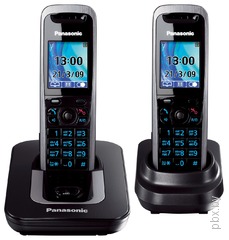 Изображение товара «Беспроводной DECT телефон Panasonic KX-TG8412 RUT» №1
